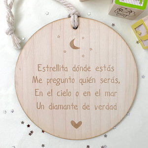 Placas de madera con Nanas