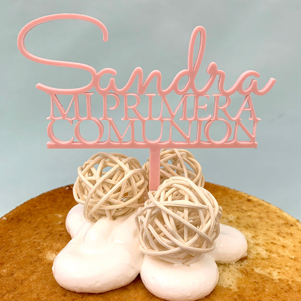 Cake topper "Mi Primera Comunión"