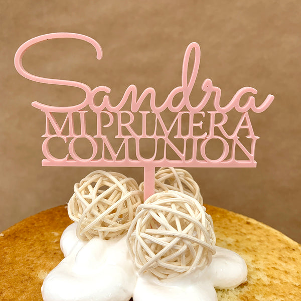 Cake topper "Mi Primera Comunión"